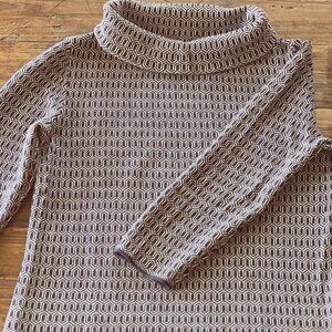 Talbots Pullover Sweater Cowlneck, Navy